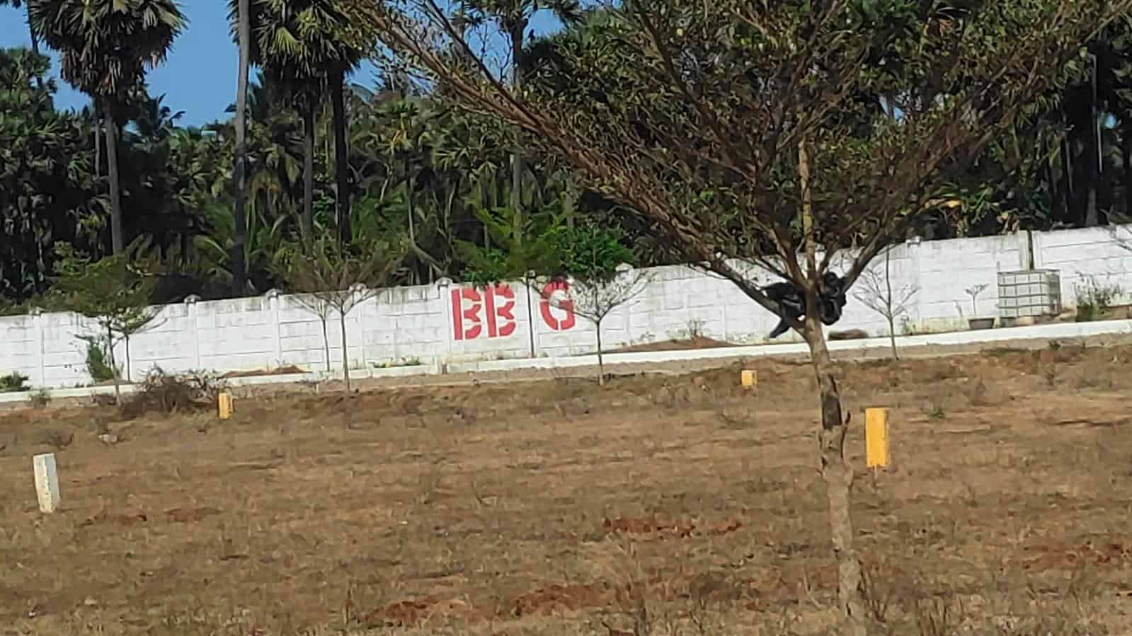 Boundary wall and infrastructure features at AERO SQUARE Bhogapuram luxury plots