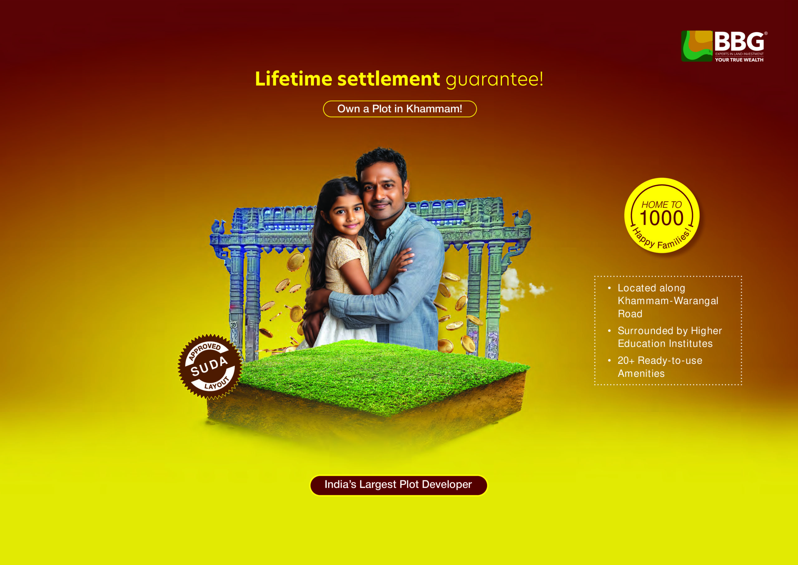 BBG East Bloom Open Plots for Sale in Khammam – Project Brochure