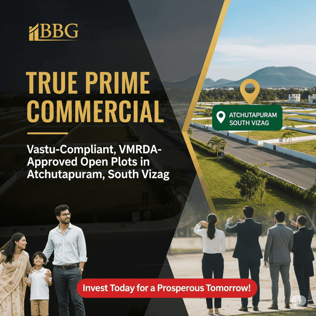 VMRDA Approved Commercial Plots Plots for Sale in Atchuthapuram at Vizag
