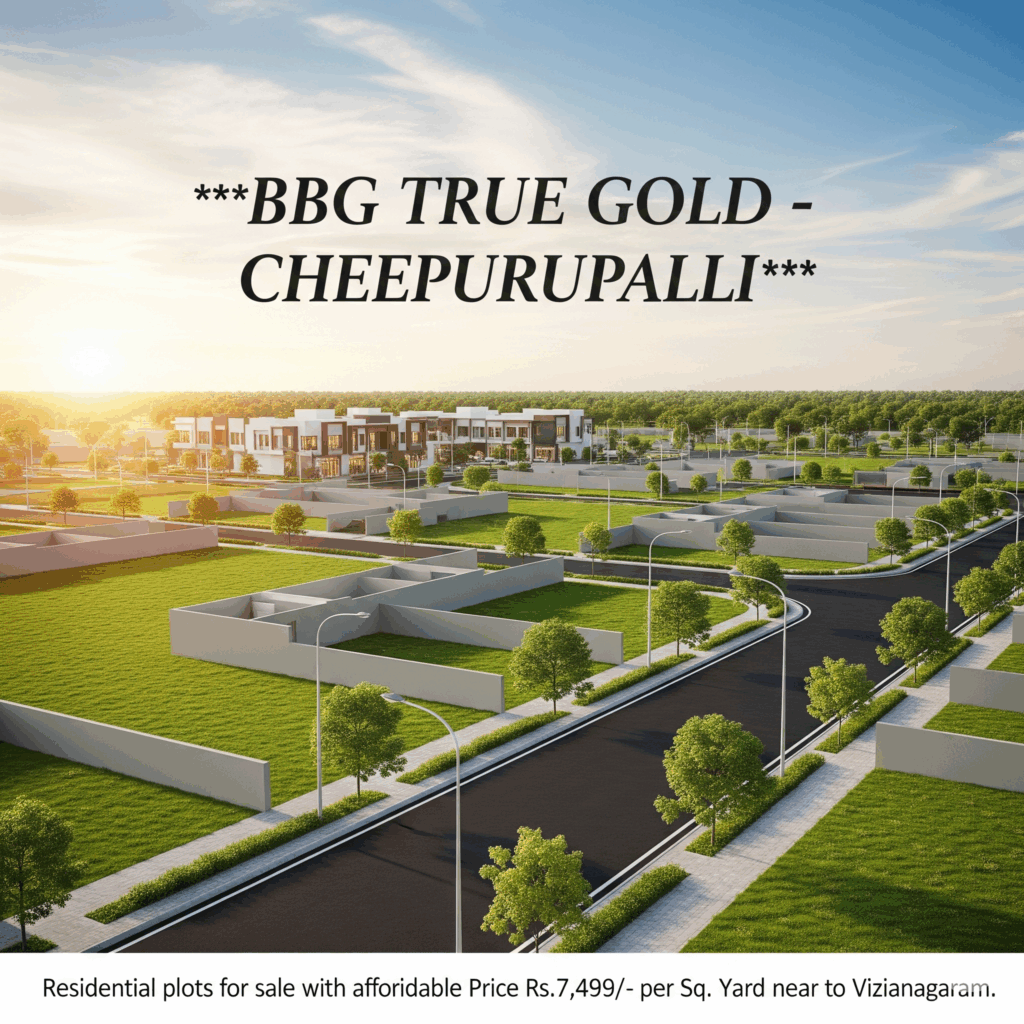 BBG True Gold Residential Plots for Sale with Clear Documents and High ROI in Vizag