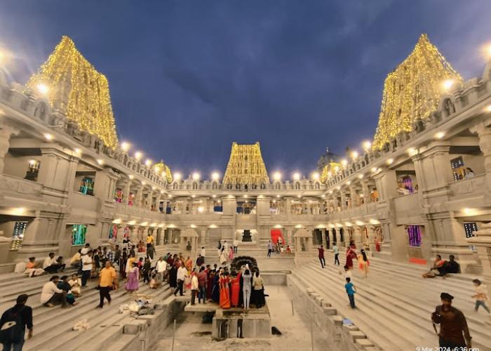 Yadadri Temple near TRUE PRESTIGE COMMERCIAL project in East Hyderabad